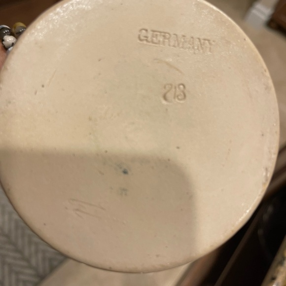 German ceramic beer stein w/ pewter lid. Made in Germany numbered #213 #440 - Picture 10 of 16